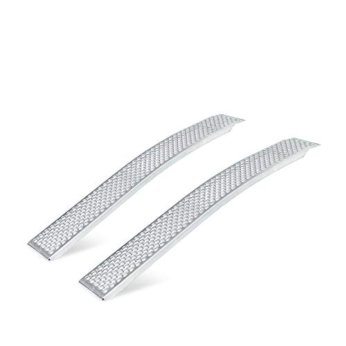 BRB Alu-Auffahrrampe (Paar), gebogen, LxB 1500x200 mm, Tragkraft 400 kg/Paar