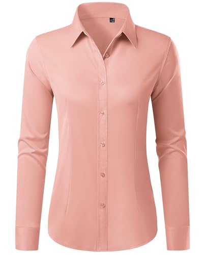 Gleeivy Button Down Shirts for Women Wrinkle Free Dress Shirt