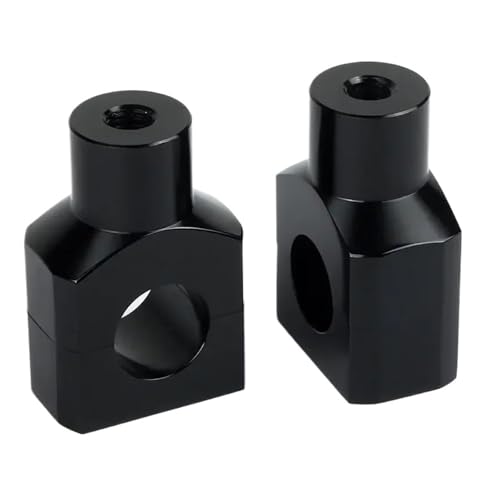 Rehausseur de guidon 25mm Shorty pour moto Custom Dyna Sportster
