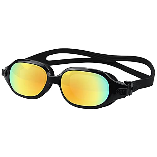 Gafas de natación profesionales antivaho, sin fugas, visión amplia, para adultos, jóvenes y niños