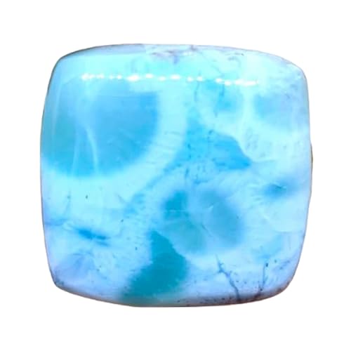 Pierre larimar véritable rectangulaire pour créer votre collier d'été fait main