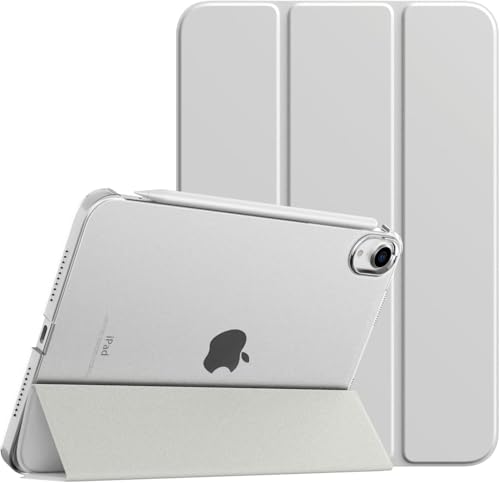 Image of MOCA Smart Flip Case for iPad mini 7 2024 & iPad mini 6 2021 8.3 Inch, Slim Stand Protective Cover with Hard Back Shell, Auto Wake Sleep, Trifold Smart Case