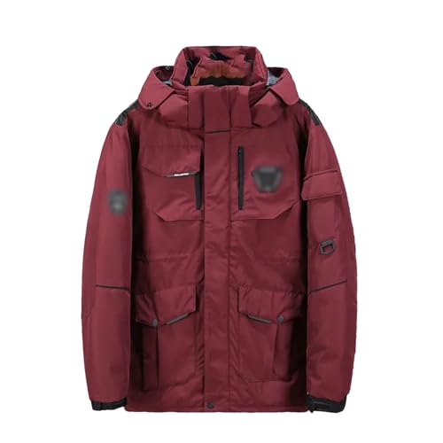 Veste en duvet de canard blanc style vêtements de travail chauds pour homme