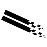 Lkw-motorhauben-streifenaufkleber: einfach und ohne rückstände aufzukleben, wasserfeste aufkleber