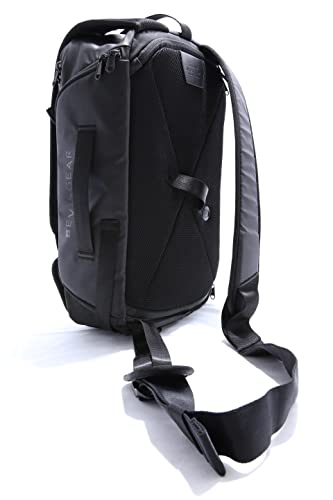 Image of BEVISGEAR Top Shelf Camera Bag, Water Resistant Sling Backpack for Photo and Video with hidden Tripod Holder, works with DSLR, SLR, Mirrorless cameras and more | 22l Capacity, 19x12x7 in, Water-Resistant 500d Kodra Plus Rain Cover, Hidden Tripod Holder, 11 Dividers, Fits Up to 15 Laptop