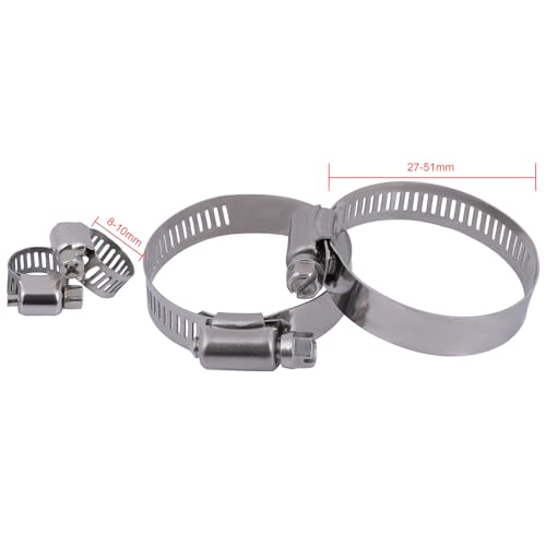 SCITOO 2873 Engine Coolant Radiator 8MM-10MM,30MM-50MM Hose Clamp for Chevy by SCITOO - Used condition - Image 2