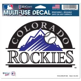 MLB Colorado Rockies Multi-Use Colored Decal, 5" x 6"