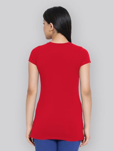 Image of Lyra Women's Cotton Regular Fit T-Shirt