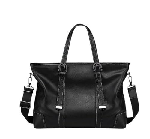 Business Leather Clutch Casual Briefcase Men Shoulder Crossbody Handbag