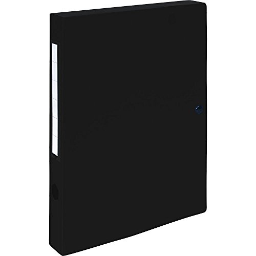 Exacompta 54631E - Carpeta de proyecto, cierre con clip, lomo 40mm, Negro