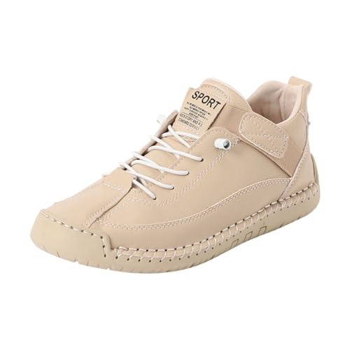 Chaussures de marche confortables pour femme baskets athlétiques beige 39.5 EU