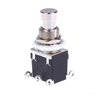 【 and Reliable】Made of copper material, the PBS-24-202 foot switch is designed to be and reliable, long-lasting performance. 【 Use】Suitable for guitar effect pedals and other similar devices, this foot switch serves as an on-off button, providing con...