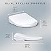 TOTO SW4724AT40#01 WASHLET+ Electronic Bidet Toilet Seat, Elongated, Cotton White