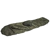 Mil-Tec Unisex – Erwachsene Commando Schlafsack, Oliv, Einheitsgröße