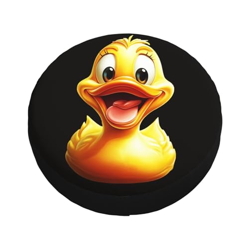 Image of Funny Duck Spare Tire Cover Weatherproof Universal Wheel Protectors Cute Duck Wheel Covers for Rv Camper Travel Trailer SUV Truck 16 Inch