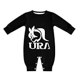 [BAKYAR] ベビー服 ウマ娘 URA ロンパース 長袖 赤ちゃん 女の子 男の子 パジャマ 肌着 可愛い 新生児服 子供服 四季兼用 部屋着 寝間着 出産祝い プレゼント 9-12M
