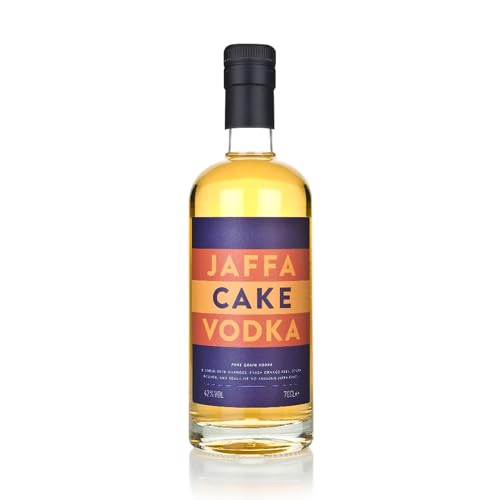 Jaffa Cake Vodka, 70cl - 42% ABV Flavoured Vodka with Orange Peel and Cocoa for the Ultimate Vodka Cocktails - Chocolate Orange Vodka Blended and Bottled in the UK