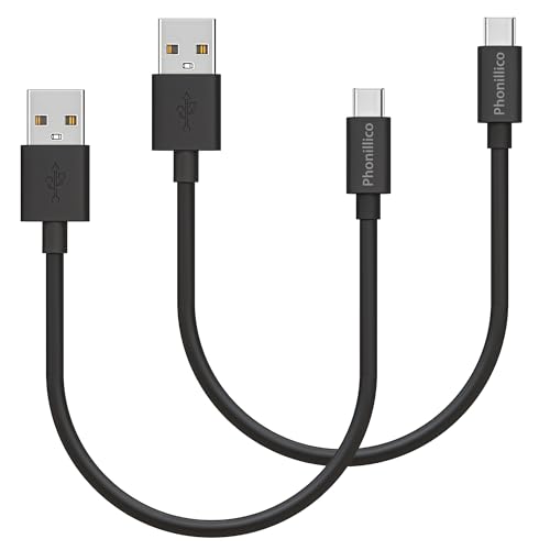 PHONILLICO Cables compatible avec Sony Xperia Pro/1/1 ll/1 V/1 VI/5/5 II/5 Plus/5 V/10 III/10 IV/10/10 Plus/10 ||/XZ/XZ Premium/XZ1/XZ1 Compact - [PACK X2] USB...