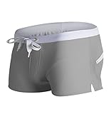 Nuestros pantalones cortos de punto largos para hombre cuentan con un tejido suave y agradable para la piel, ofrecen una experiencia suave y de baja fricción, TEJIDO LIGERO ACTUALIZADO PARA CUALQUIER TIPO DE DEPORTE CASUAL