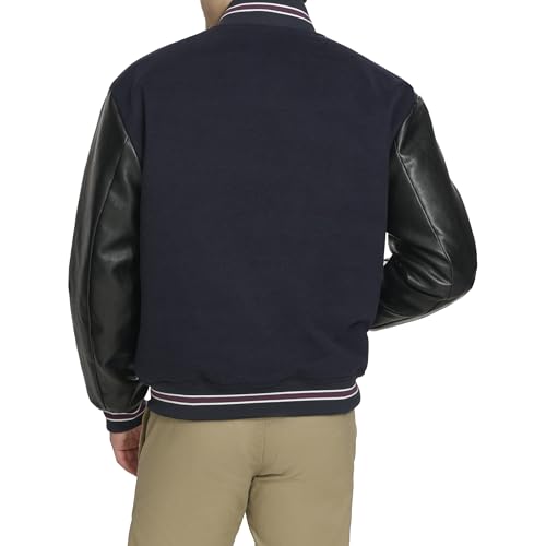 Tommy Hilfiger Men's Mixed-Media Bomber Jacket4