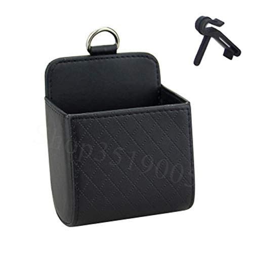 FIOLTY Caja de Almacenamiento Enchufe del Coche Organizador Caja de Accesorios para Renault Fluence Laguna Megane RS Latitud Talisman 2018 2017 2016 2015: Negro