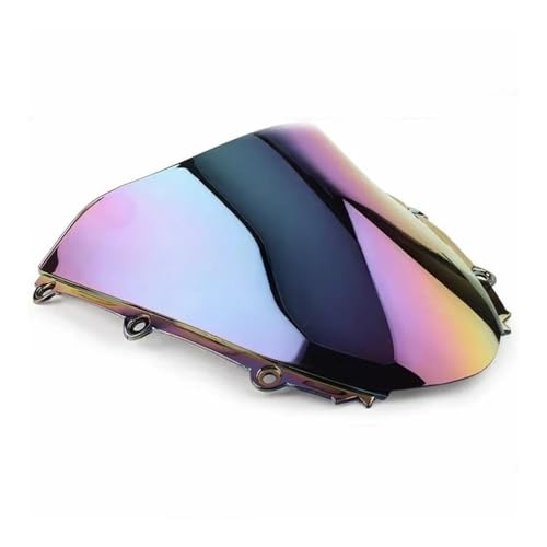 Pare-brise moto CBR1000RR double bulle noir pour reduire la resistance du vent