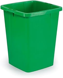 Durable DURABIN 90 Rectangular Waste Bin Blue | 90 Litre Capacity | Food and Freezer Safe | Perfect for Waste Collection or Recycling