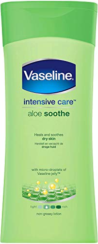 Vaseline Lot de 6 lotions pour le corps à l'aloe soothe - Adoucit les peaux sèches et gercées - 400 ml
