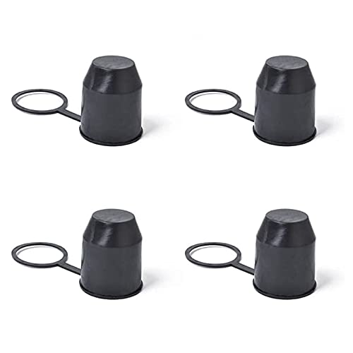 PhoenixDN 4 Pcs Cubierta de Bola de Remolque, Cubierta Protectora para Enganche de Remolque, Tapa Bola Remolque, para el Acoplamiento de Bola de...