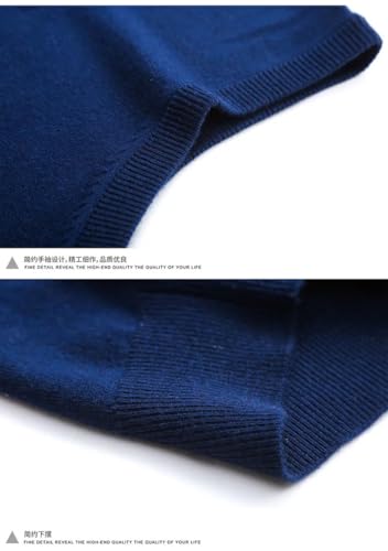 Mens Solid Color Sleeveless Sweaters Cardigans Knitted Warm Vest Cardigan4