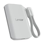 Lexar 1TB ES5 Magnetic External SSD, Up to 2000MB/s, Compatible w/MagSafe, USB-C Smartphones, iPhone 15/16 or Above, PC, Mac, Supports Apple ProRes & Samsung Pro Video, Silver (LES5XXX001T-RNWNU)