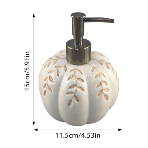 Botella de jabón de manos de Halloween recargable y decorativa para baño 6
