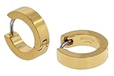 Farbe: gold Boccia Titan Damen-Ohrringe Creolen gold 0510-13