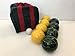 BuyBocceBalls Listing - Made in USA, Premium Quality Engraved Tournament Bocce Set, 998 Grams (2 lbs. 3.2 oz.). Various Bag Colors - 110mm Yellow and Dark Green Balls, Nylon Bag