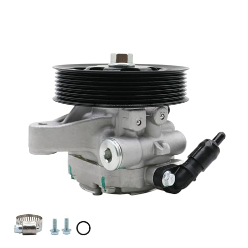 Image of 21-5419 Power Steering Pump with Pulley Fits for Acura RSX 2.0L 2002-2006, Acura TSX 2.4L 2006-2008, Honda Accord 2.4L 2006 2007, Honda CR-V 2.4L 2002 2005-2011,Honda Element 2006-2011