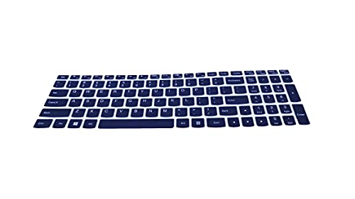Image of Saco Keyboard Protector Silicone Skin Cover Compatible with Lenovo G50-80 80E502UKIN 15.6-inch Laptop - Black