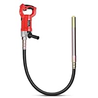 Betonrüttler 2100W mit 1.5m SCHLAUCHLÄNGE, Elektro Betonverdichter 6800 U/min, 38 mm Betonrüttler Flaschenrüttler, Beton Rüttelflasche, Rührwellendrehzahl, Beton Rüttelflasche für Hausbau, Brückenbau