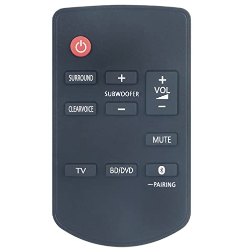 VINABTY Remote Control Replacement N2QAYC000103 Suit for Panasonic Soundbar Home Theater Audio System SC-HTB18 SU-HTB18 SB-HTB18