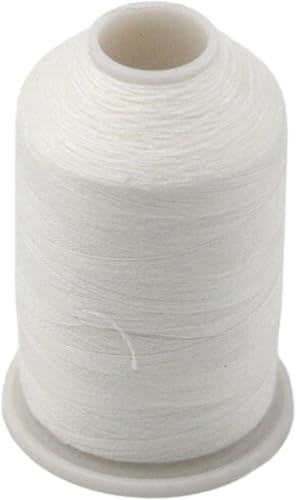 Hilo de coser soluble 1000 metros rollo blanco miniatura 1