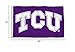 BSI PRODUCTS, INC. - TCU Horned Frogs 3’x5’ Flag with Heavy-Duty Brass Grommets - TCU Football, Basketball and Baseball Pride - High Durability for Indoor and Outdoor Use - Great Fan Gift