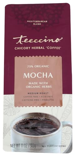 Teeccino Mocha Herbal Coffee 6x11 OZ