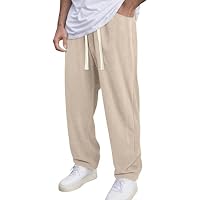 Pantalón de cordón para hombre, stretch, baggy, jogging,