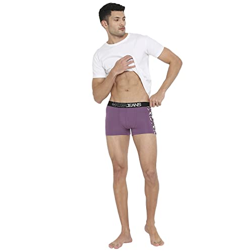Image of Underjeans Men's Cotton Blend Regular Fit Trunk