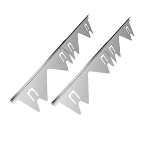 Wrtysully 2 Paar Edelstahl Herdfüller