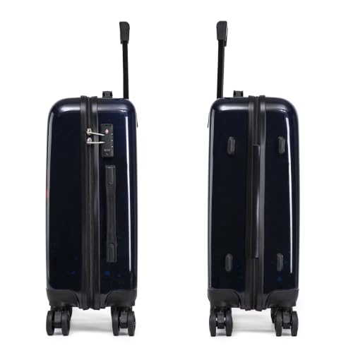 Image of InUSA Dog Print 20-Inch Carry-on Hardside Spinner Luggage Durable TSA Lock