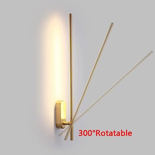 Aplique de pared de barra lineal LED de rotación 360 luz nocturna interior 9W 4