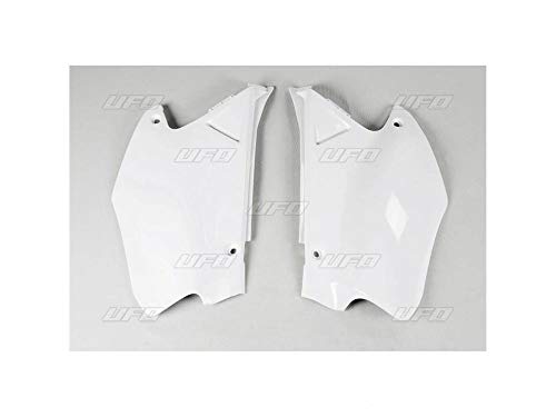 Plaques latérales CR125-250 00-01 blanc BI 78165610 pour carrosserie moto
