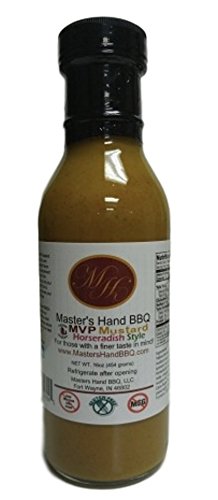 Master's Hand BBQ Sauce, 16 oz (MVP Mustard Horseradish Style)