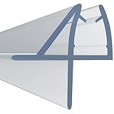 Junta HNNHOME para mampara de baño o ducha, tira de 870 mm, sellado para puerta de cristal de 4-6 mm hasta 9 mm de distancia