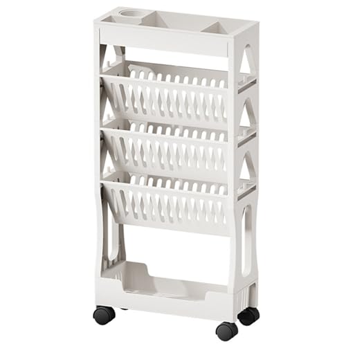 Chariot de cuisine à roulettes pour optimiser les petits espaces - 4